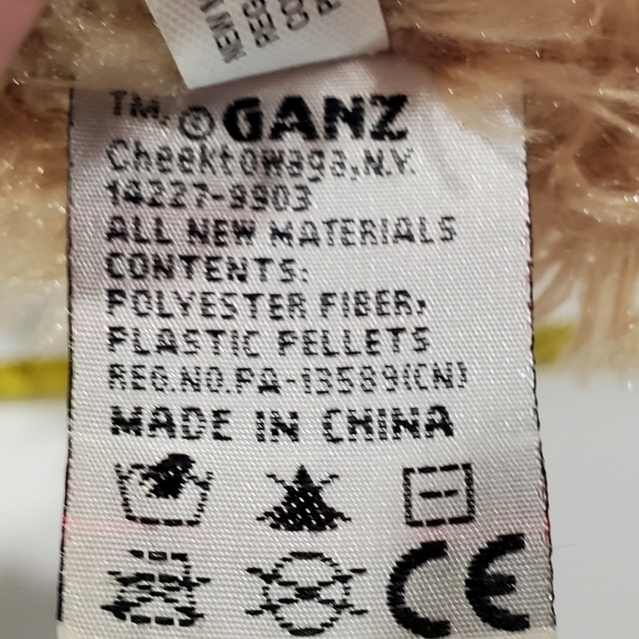 Ganz Webkinz Tan Plush Fur Alpaca Stuffed Toy - Picture 12 of 13